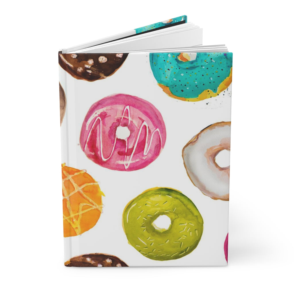 Donuts Notebook Hardcover Journal Matte