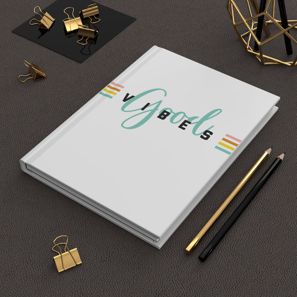 Good Vibes Notebook Hardcover Journal Matte