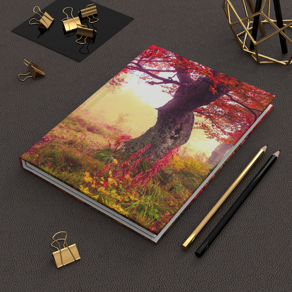 Fall Tree Notebook Hardcover Journal Matte