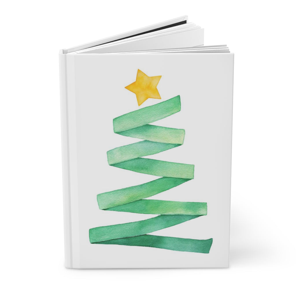 Christmas Tree Hardcover Journal Matte