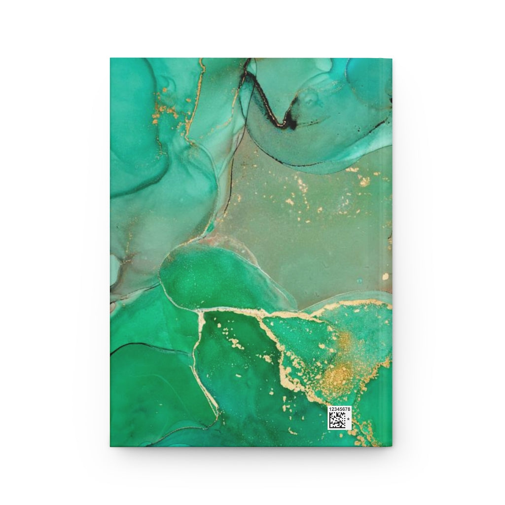 Green Watercolor Hardcover Journal Matte