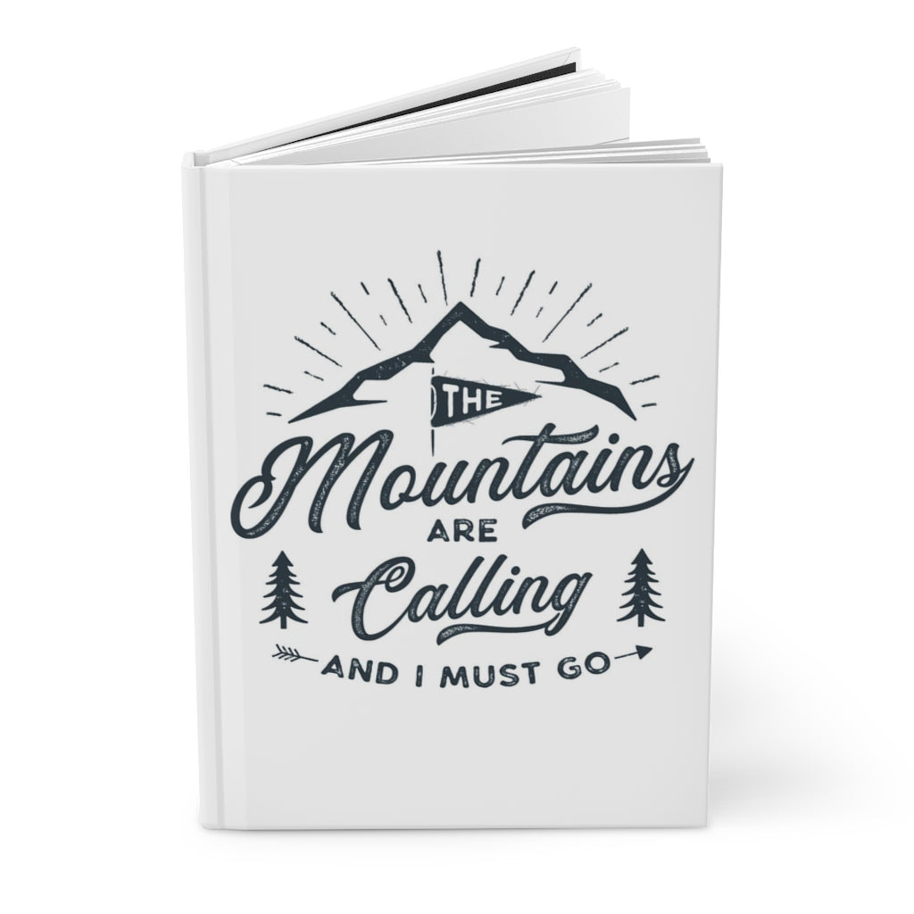 Mountains Notebook Hardcover Journal Matte