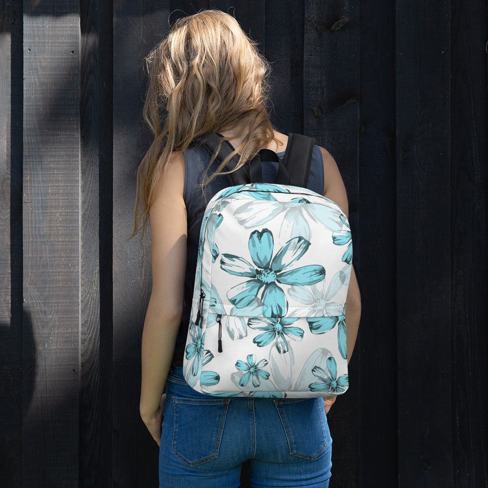 Blue Flowers Backpack