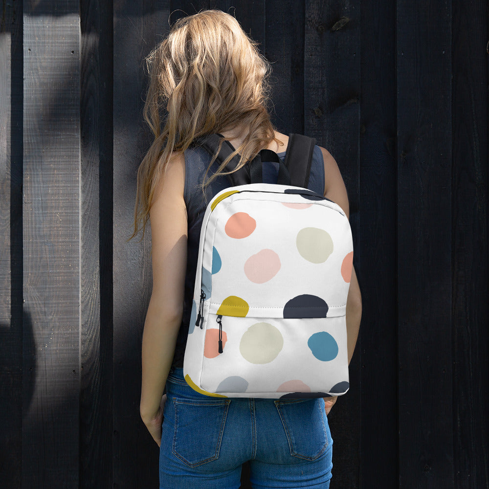 Polka Dots Abstract Circles Backpack