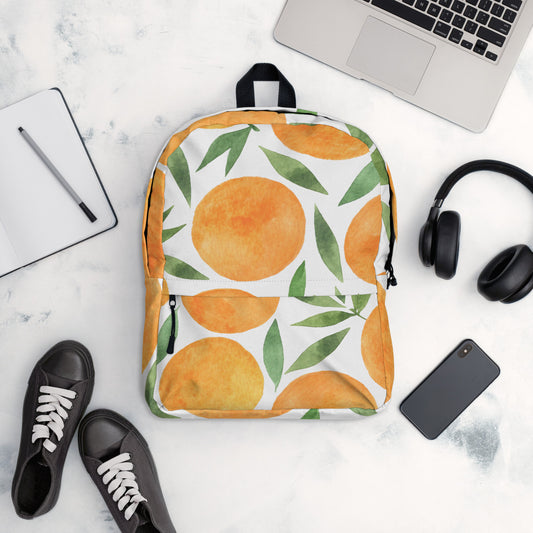 Watercolor Oranges Backpack