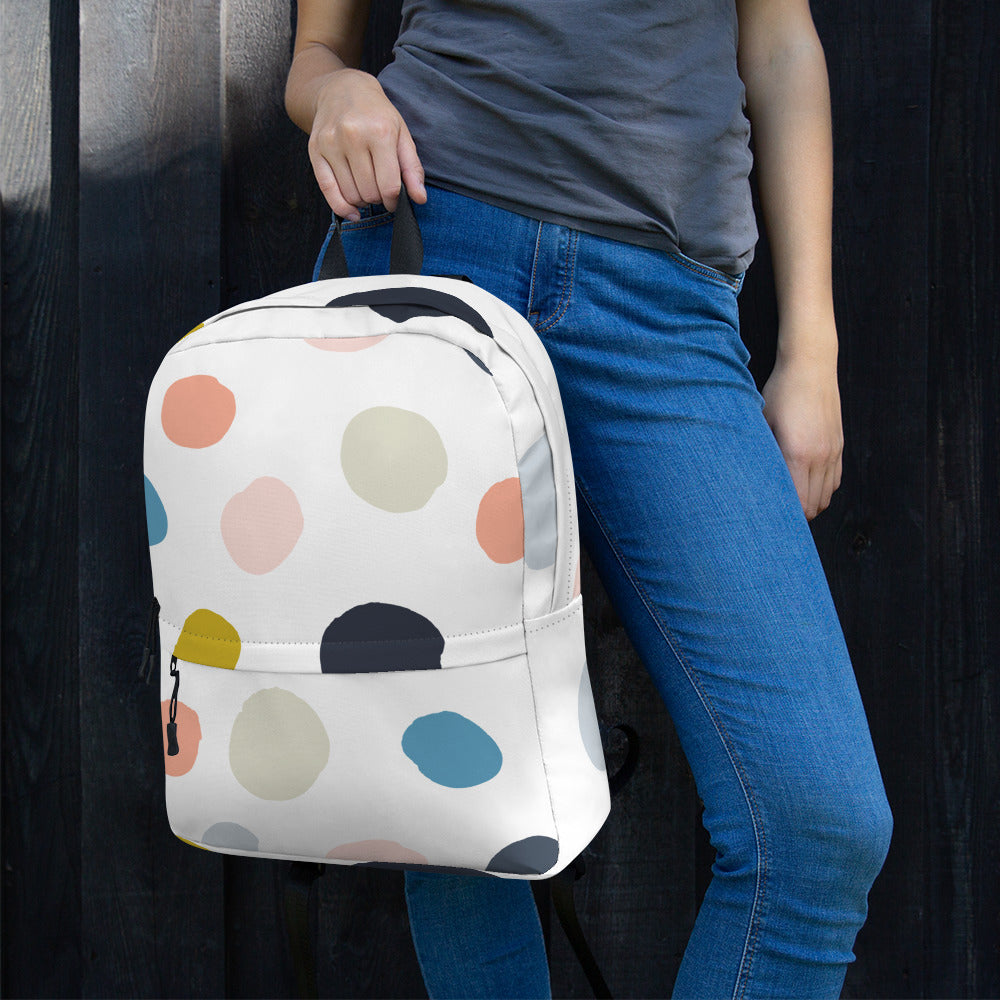 Polka Dots Abstract Circles Backpack