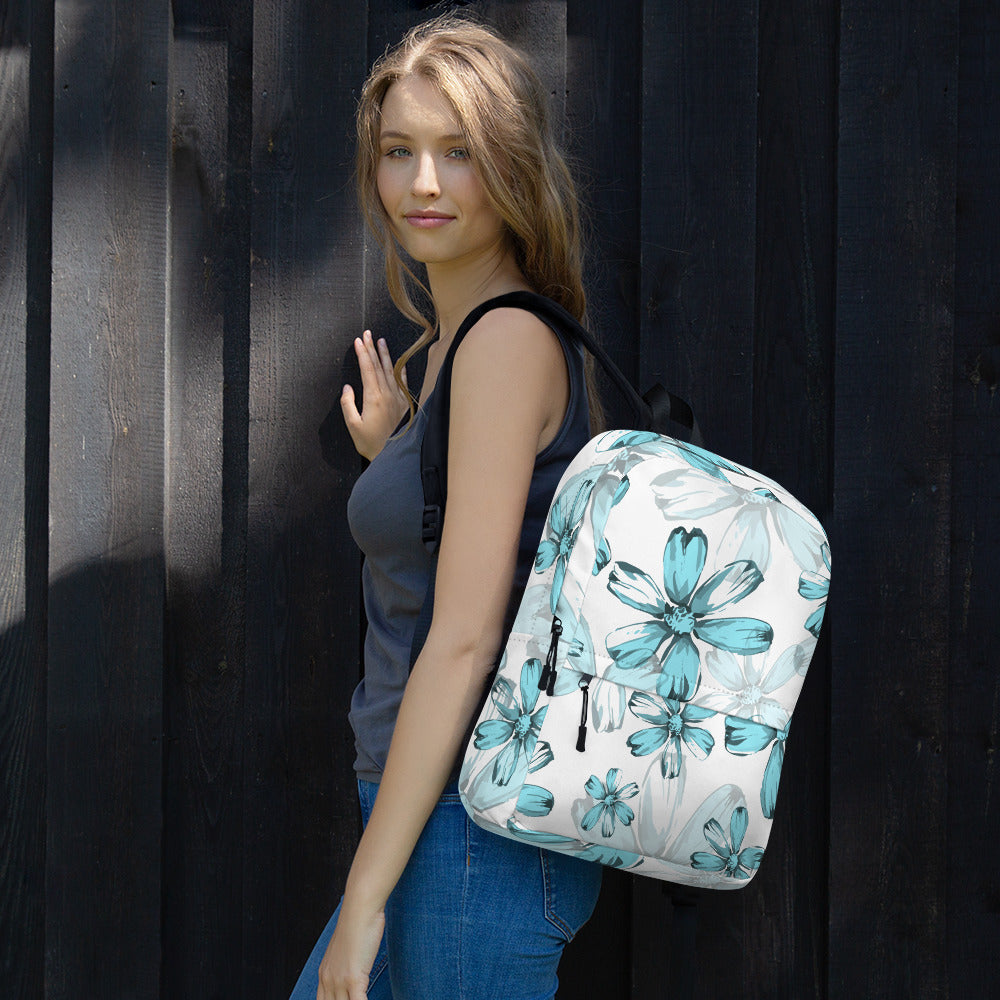 Blue Flowers Backpack