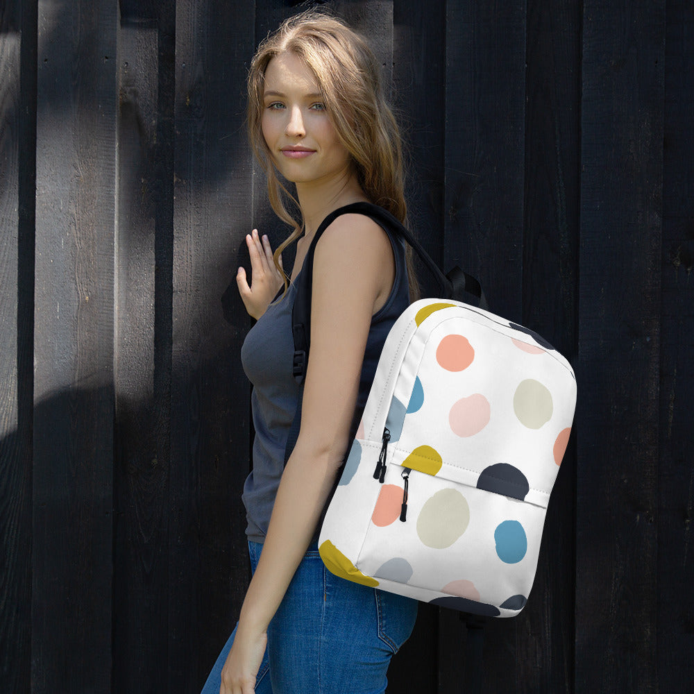 Polka Dots Abstract Circles Backpack