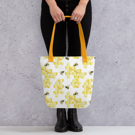 Honeycomb Bee Tote bag