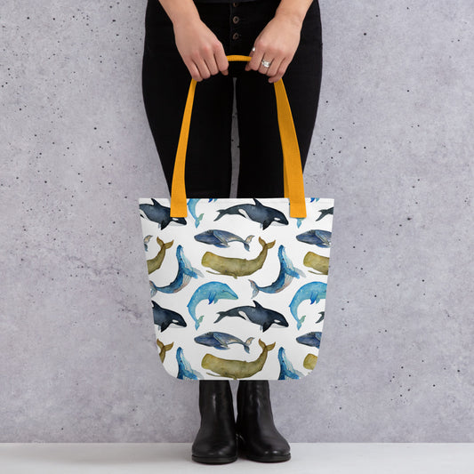 Whales Tote bag