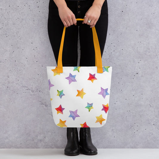 Rainbow Stars Tote bag