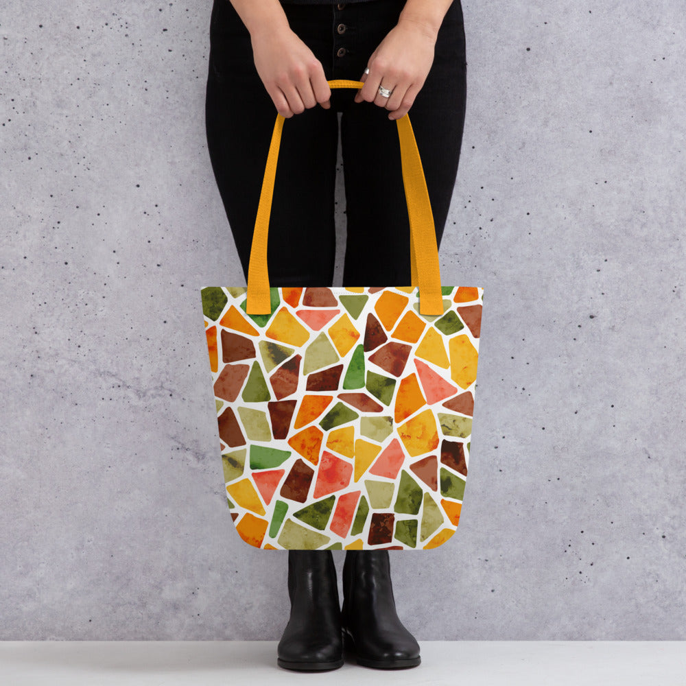 Autumn Geometric Tote bag