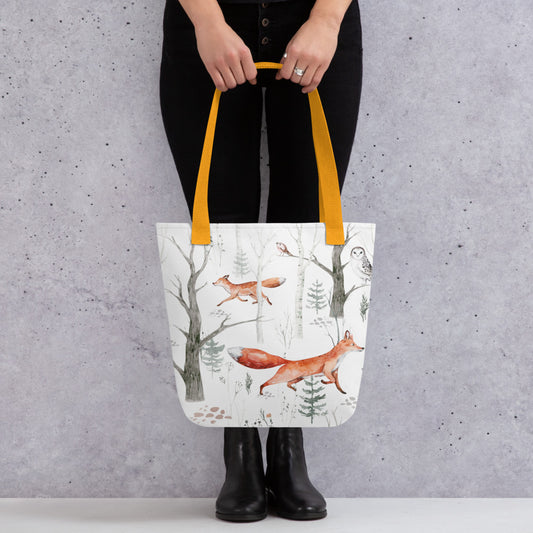 Christmas Winter Scene Tote bag