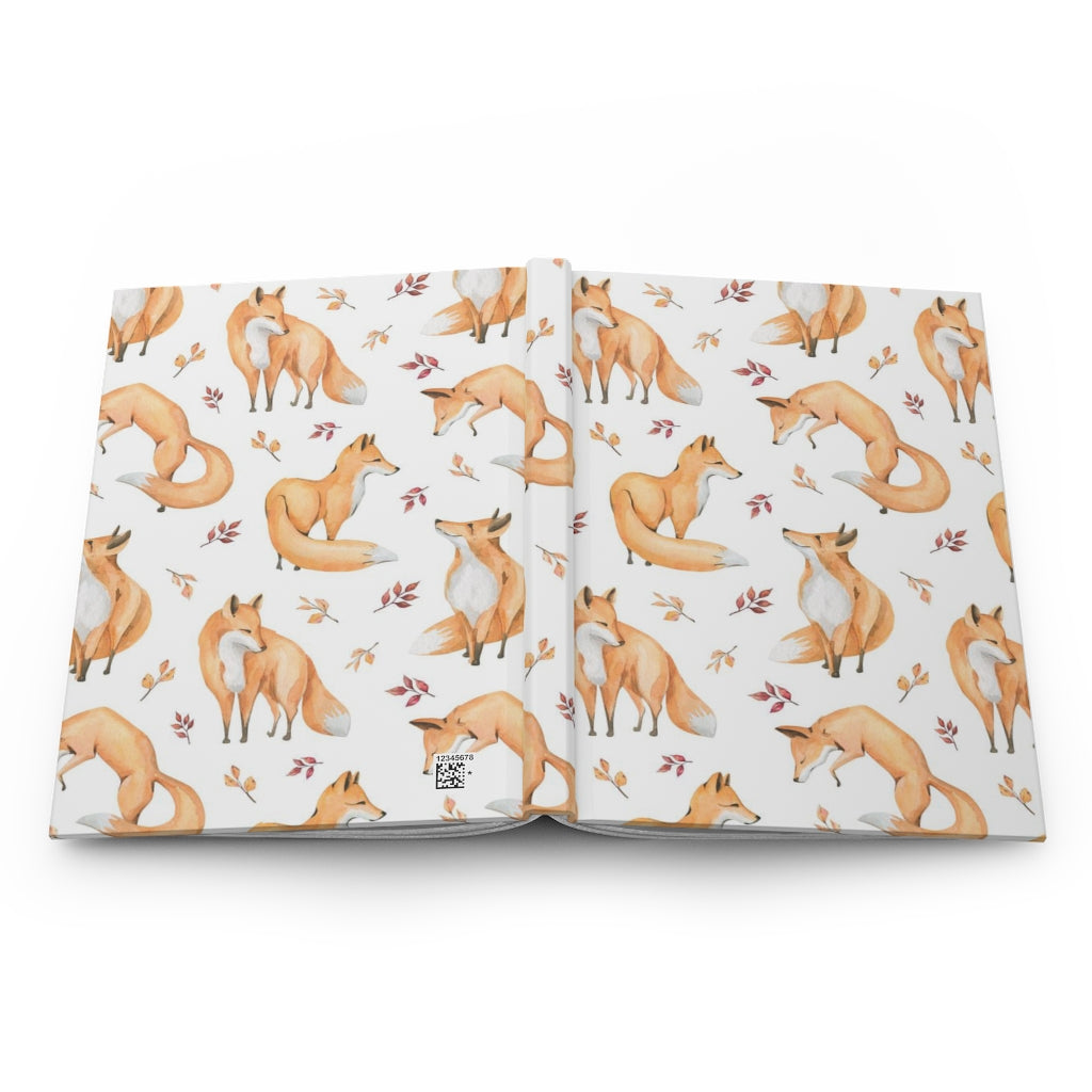 Woodland Fox Notebook Hardcover Journal Matte