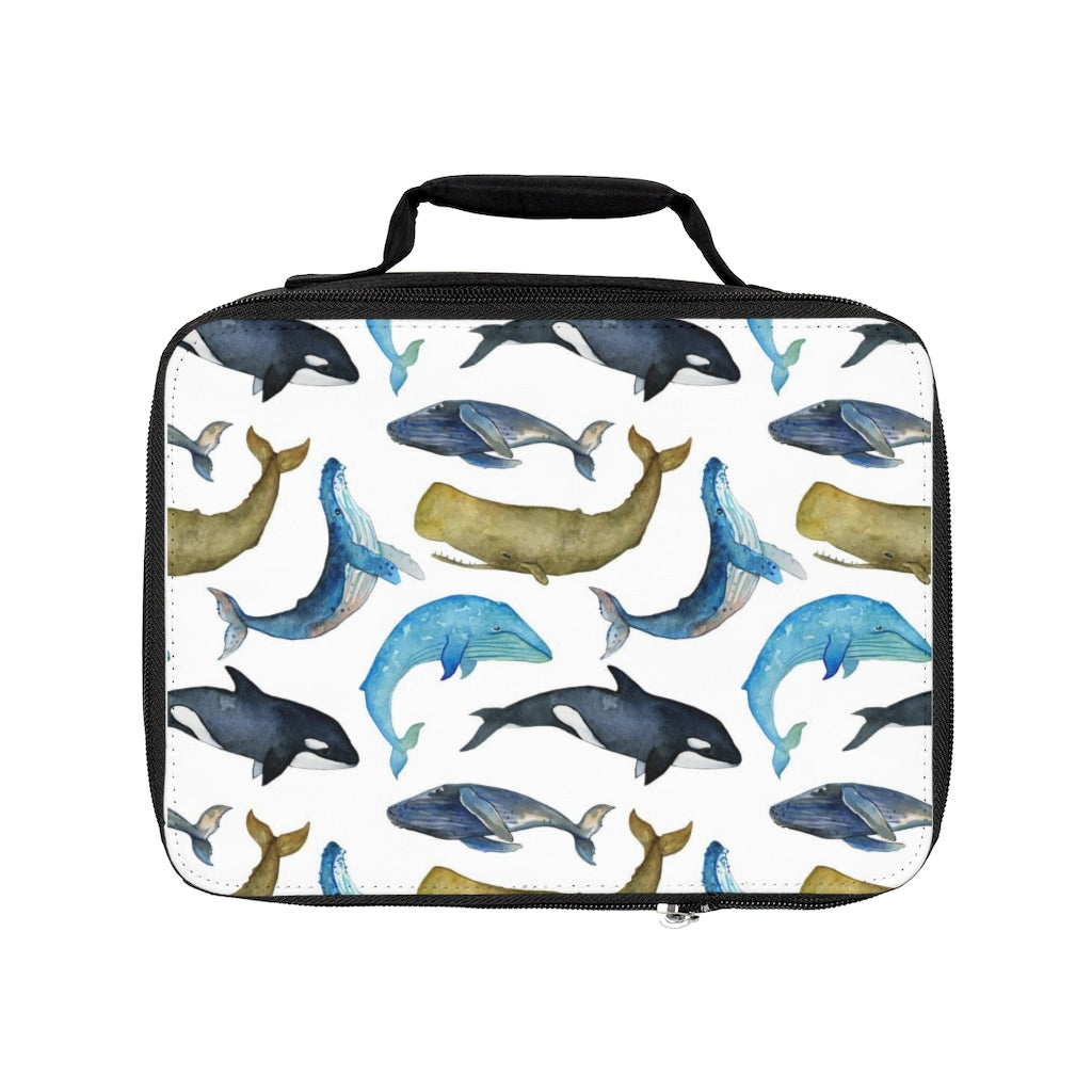 Cute Whales Lunch Bag