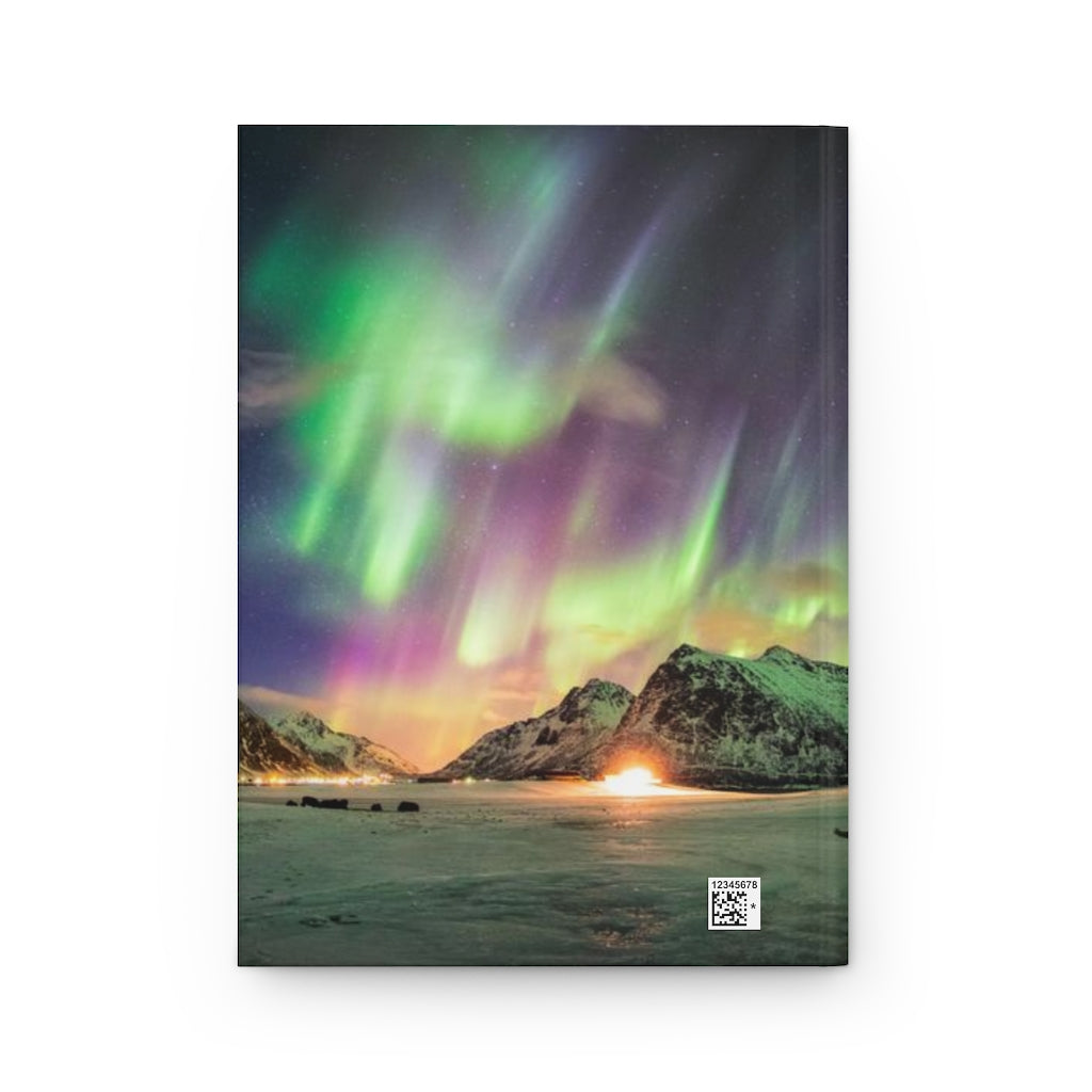 Aurora Northern Lights Notebook Hardcover Journal Matte