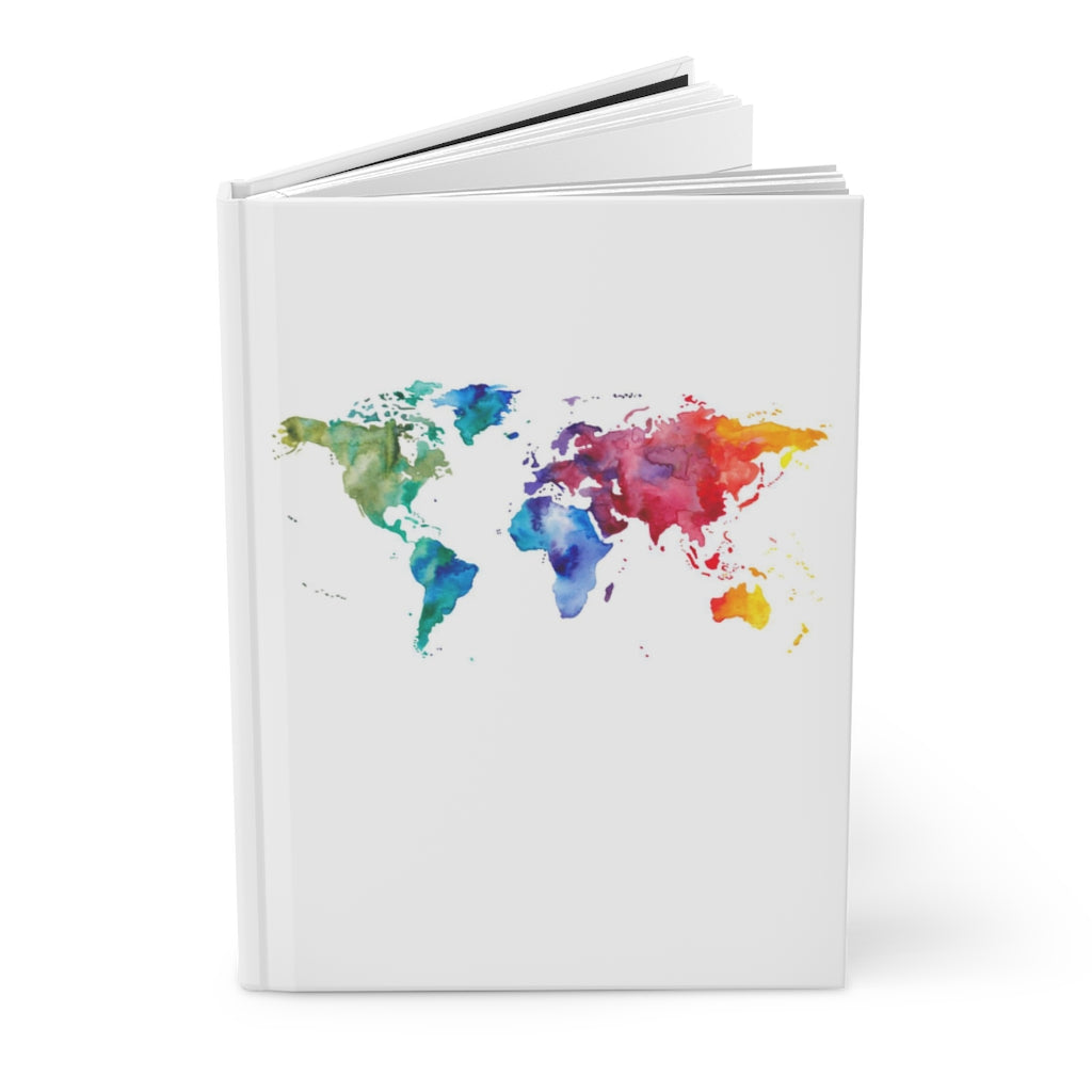 World Continents Hardcover Journal Matte