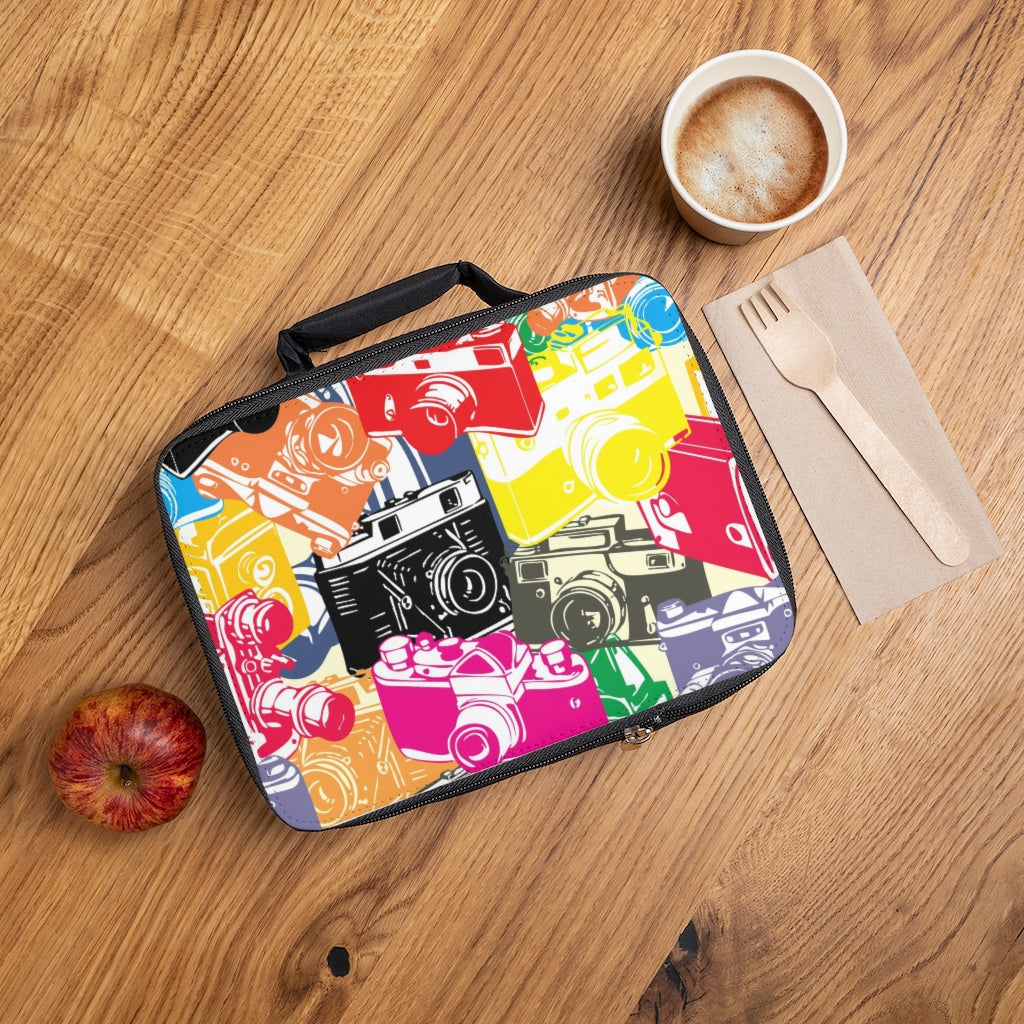 Retro Camera Lunch Bag