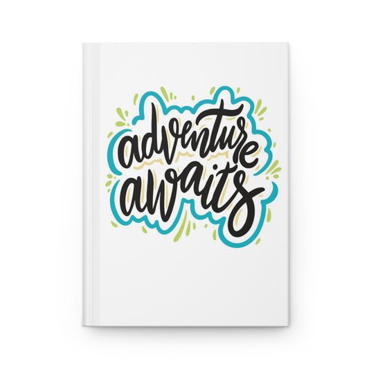 Adventure Awaits Hardcover Journal Matte