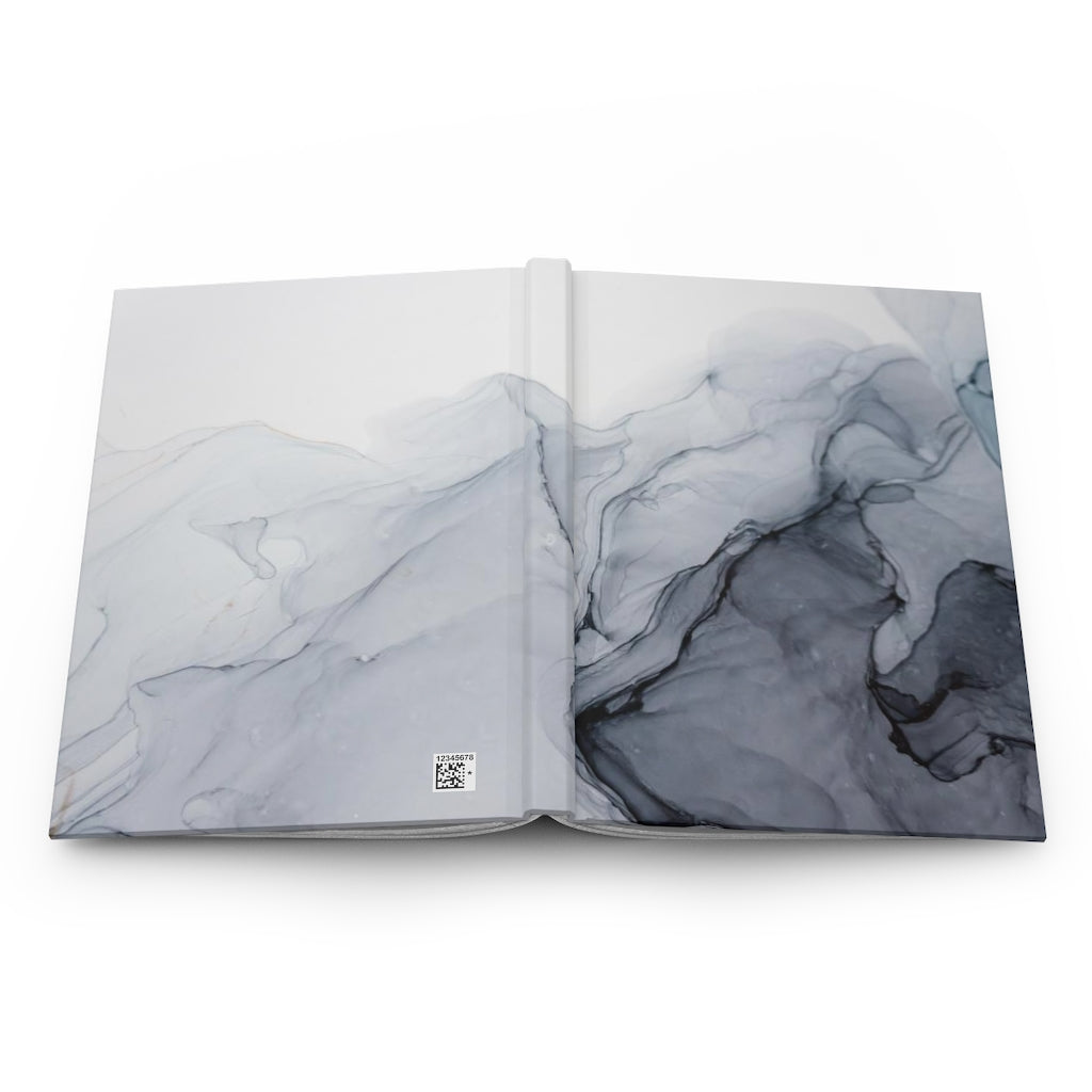 Grey Watercolor Hardcover Journal Matte