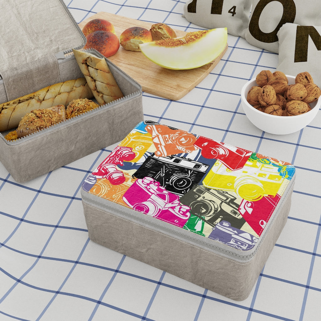 Retro Camera Paper Lunch Bag