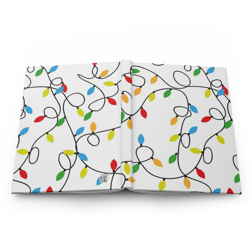 Christmas Lights Hardcover Journal Matte