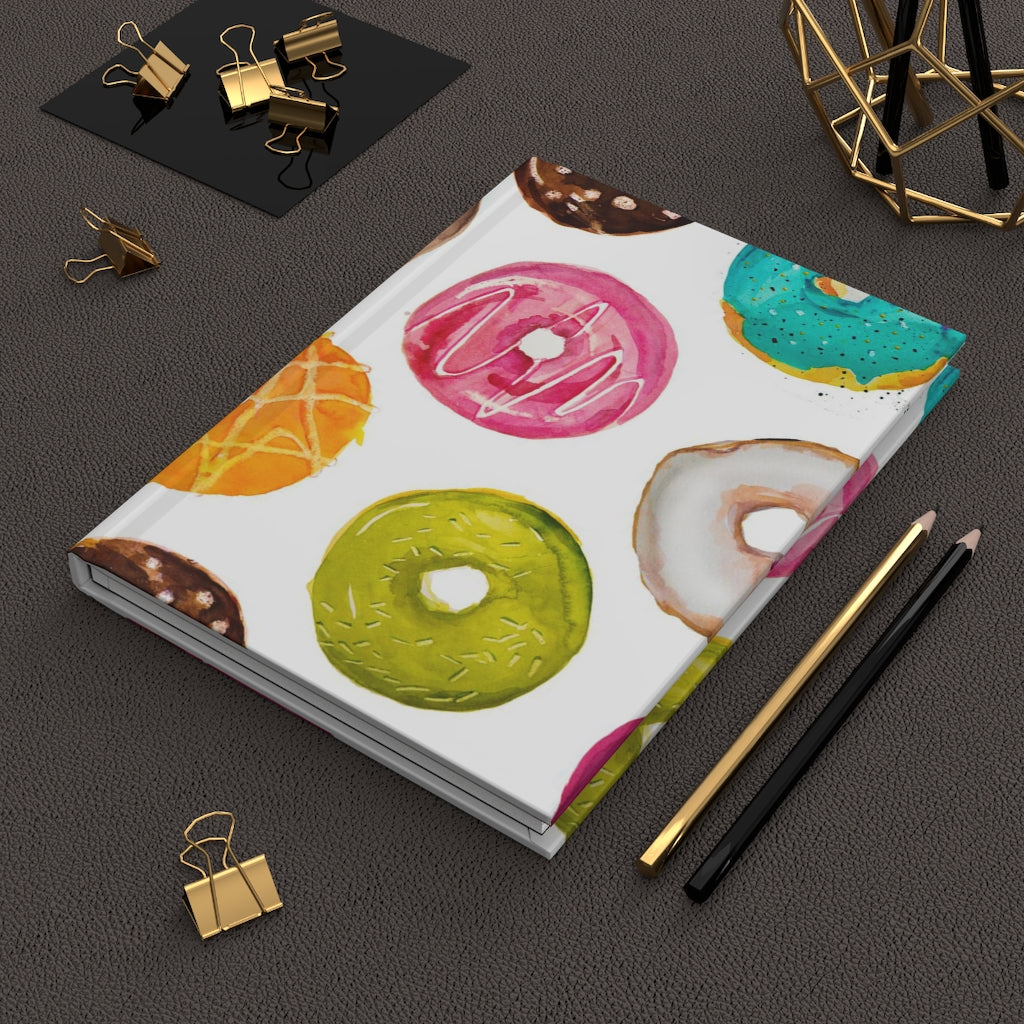 Donuts Notebook Hardcover Journal Matte