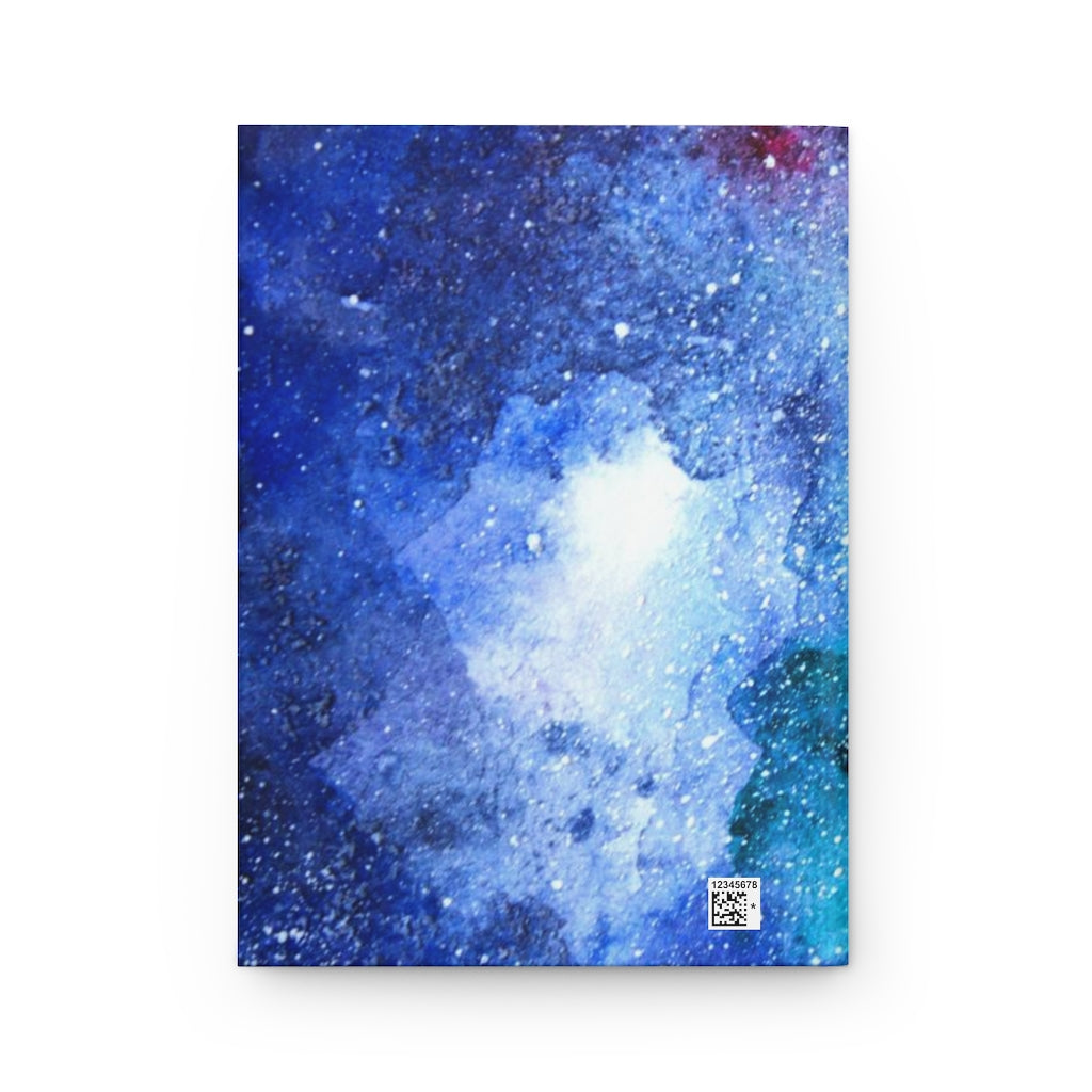 Watercolor Galaxy Notebook Hardcover Journal Matte