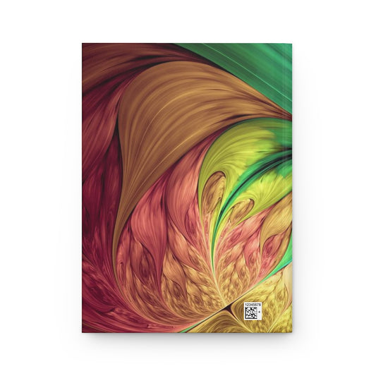 Abstract Swirls Notebook Hardcover Journal Matte