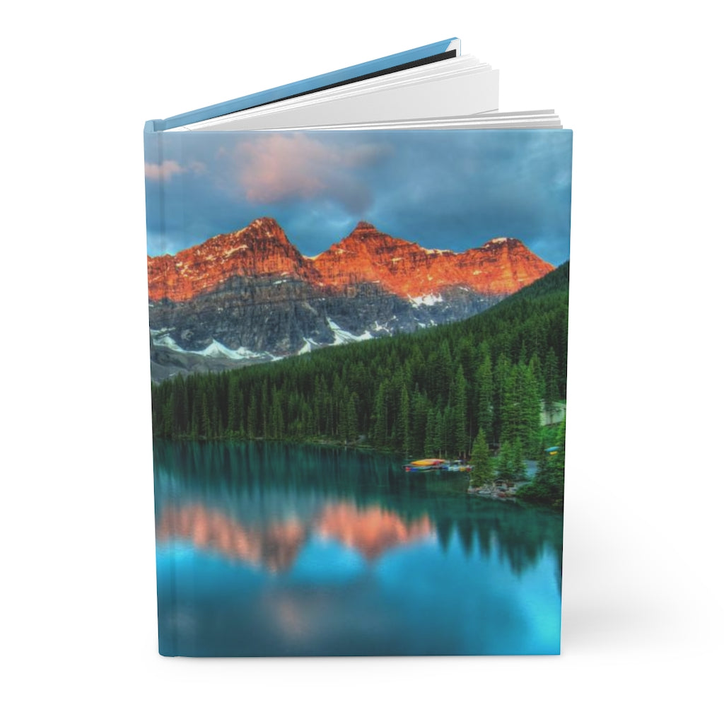 Mountains Scene Notebook Hardcover Journal Matte