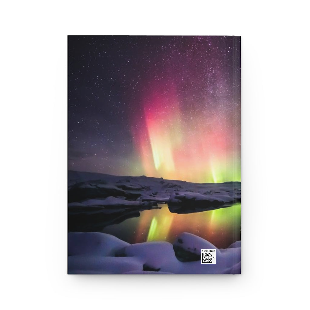 Northern Lights Notebook Hardcover Journal Matte