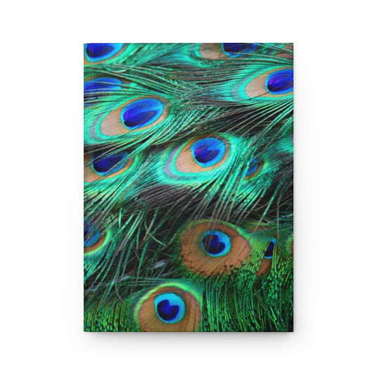 Peacock Notebook Hardcover Journal Matte