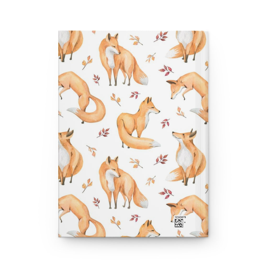 Woodland Fox Notebook Hardcover Journal Matte