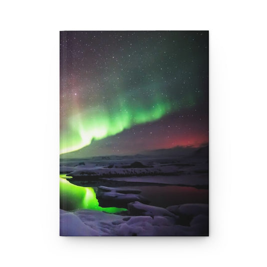 Northern Lights Notebook Hardcover Journal Matte