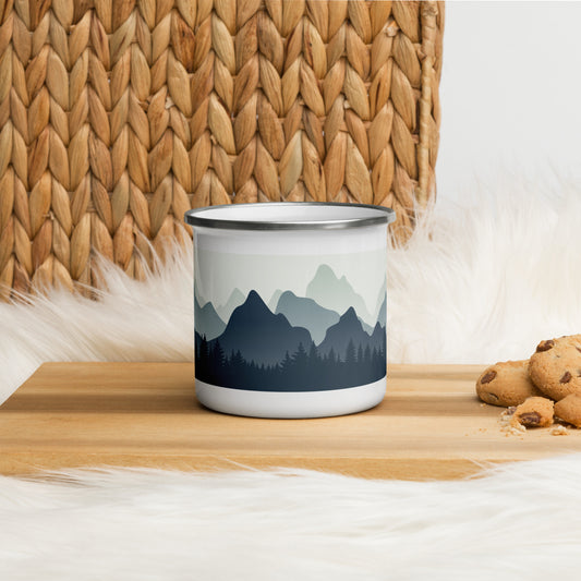 Mountains Enamel Mug