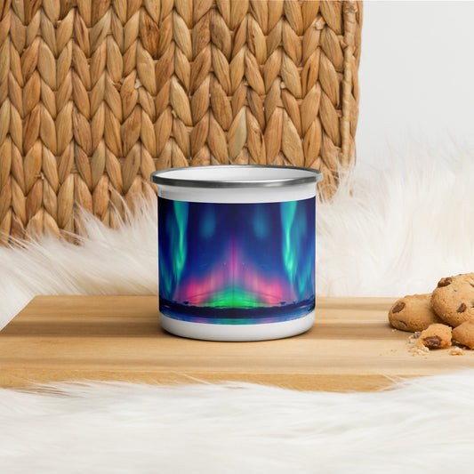 Aurora Enamel Mug