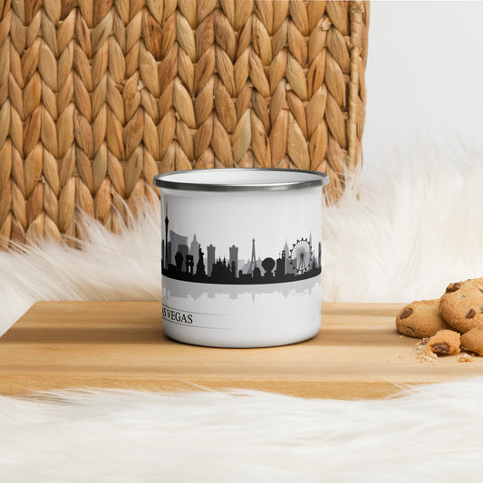 Las Vegas Nevada City Skyline Enamel Mug