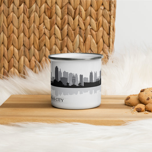 Kansas City Kansas Enamel Mug