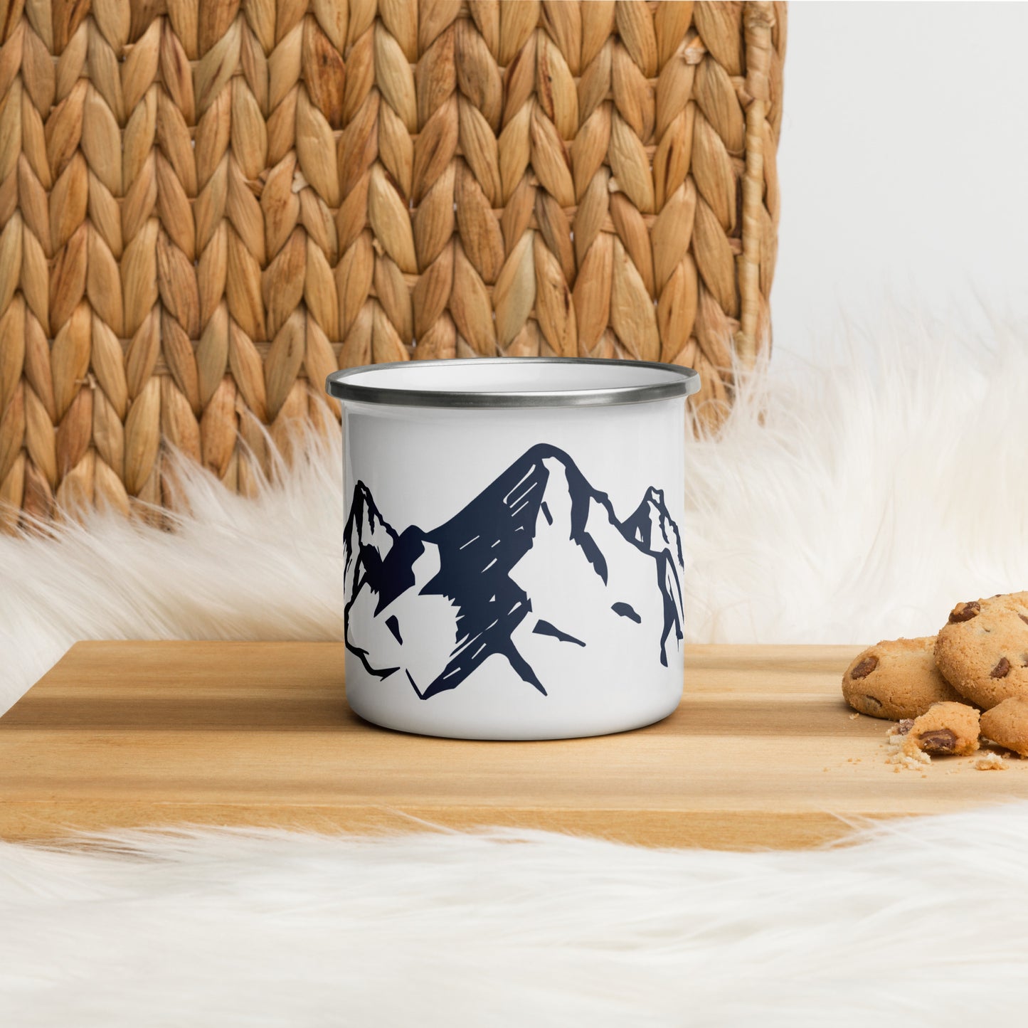 Mountains Enamel Mug