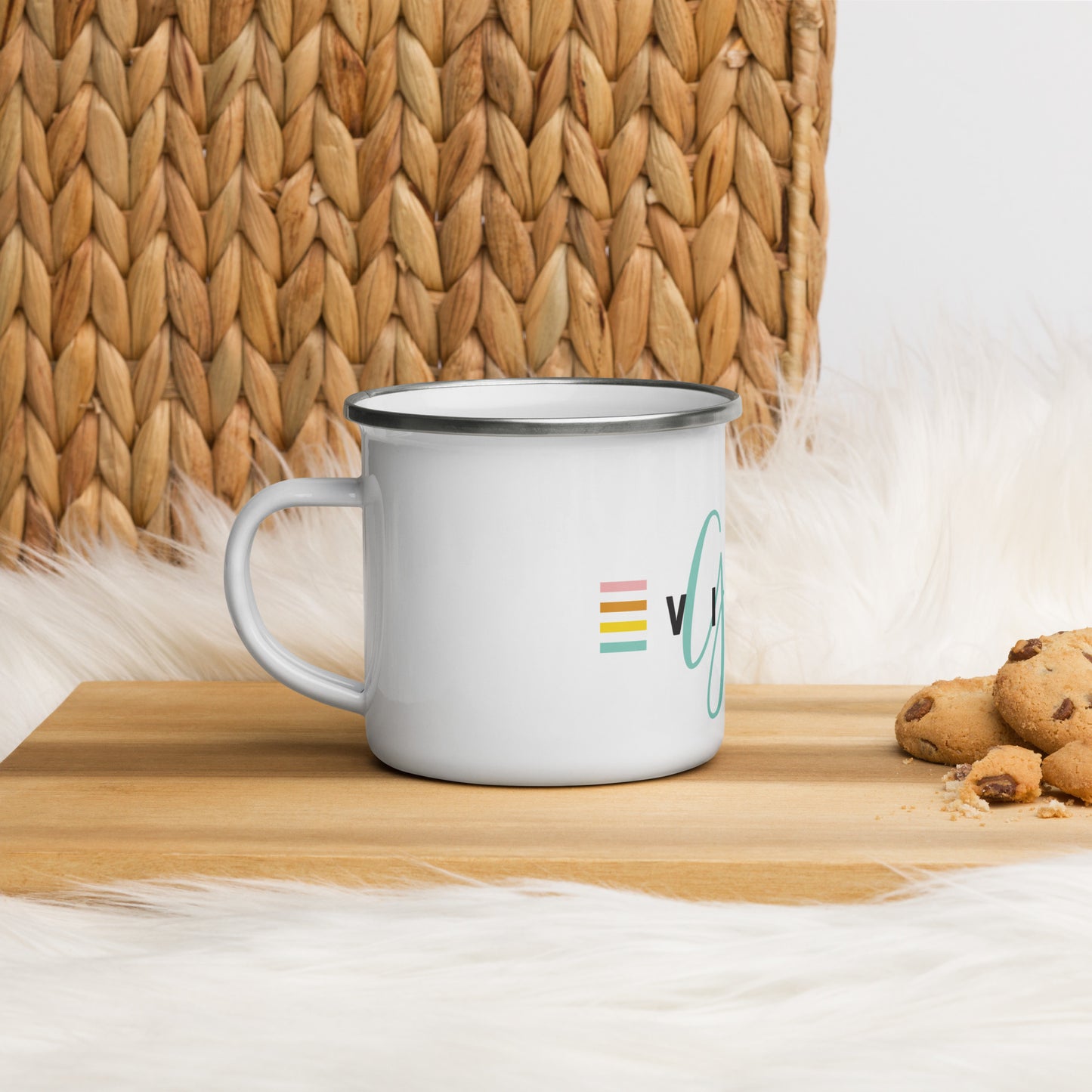 Good Vibes Enamel Mug