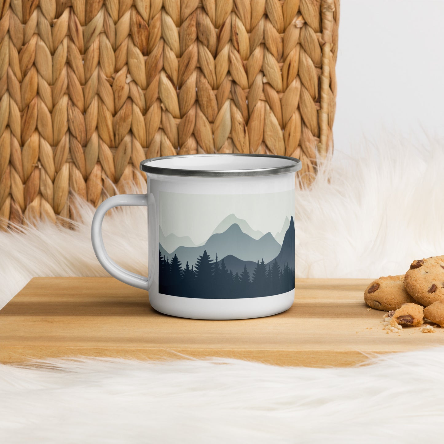 Mountains Enamel Mug