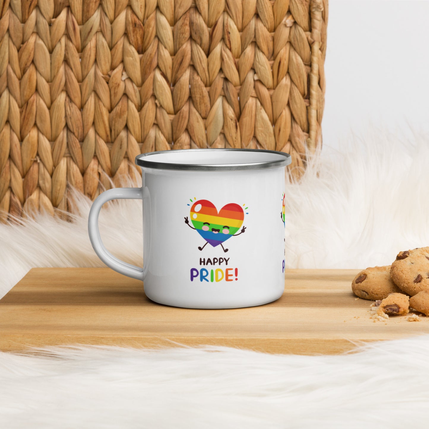 Happy Pride Enamel Mug