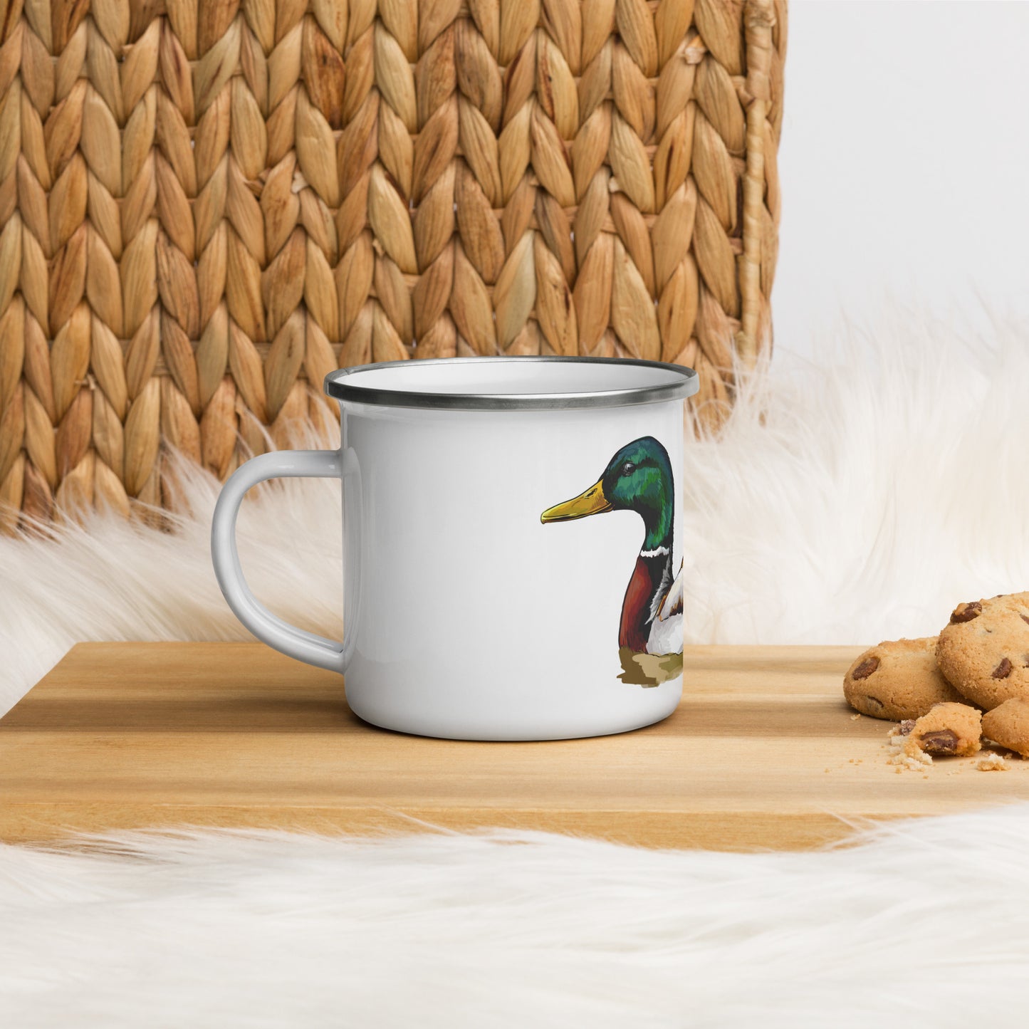 Duck Enamel Mug