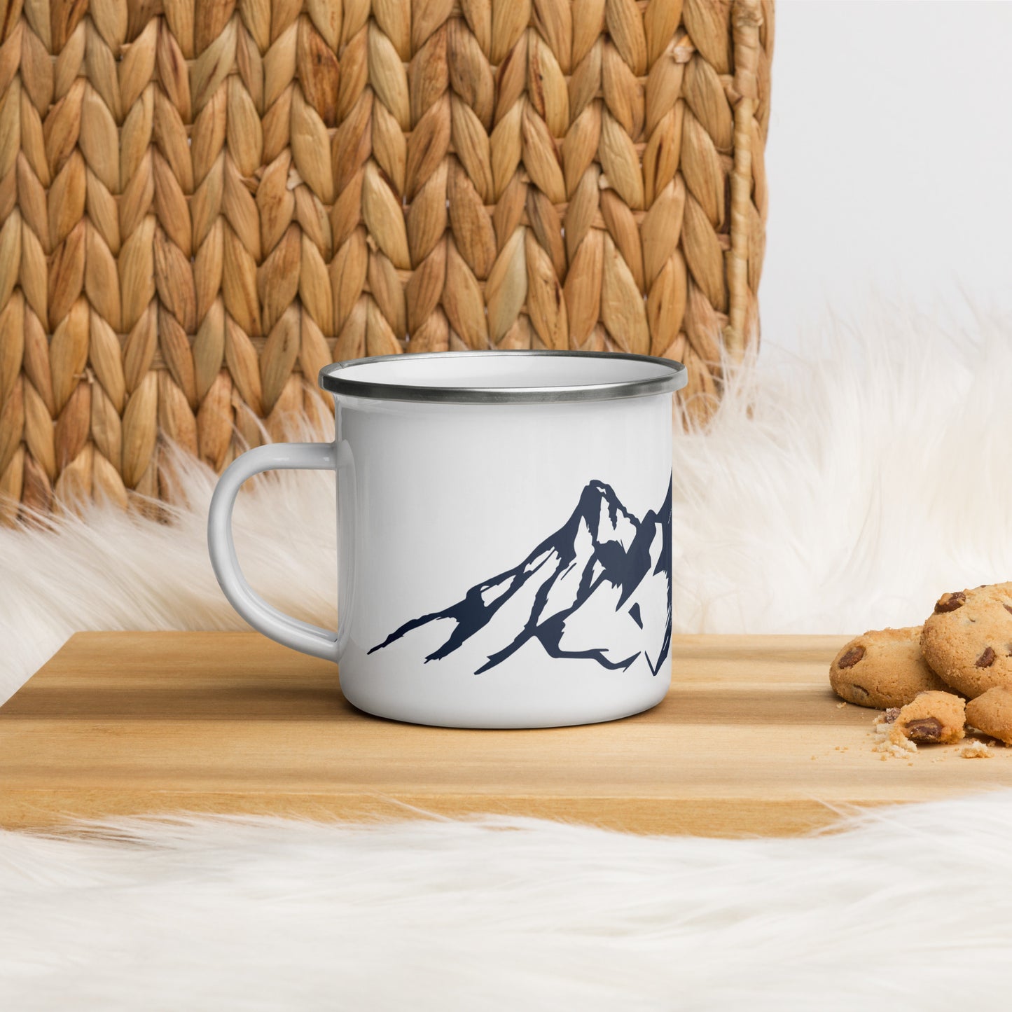 Mountains Enamel Mug