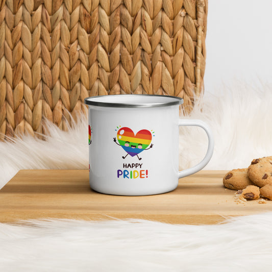 Happy Pride Enamel Mug