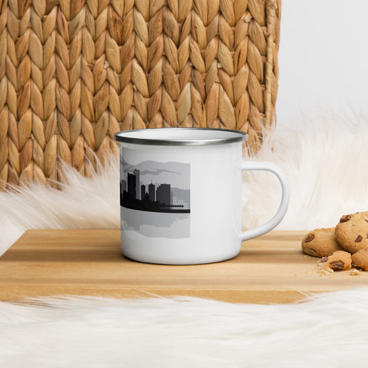 Denver City Skyline Enamel Mug