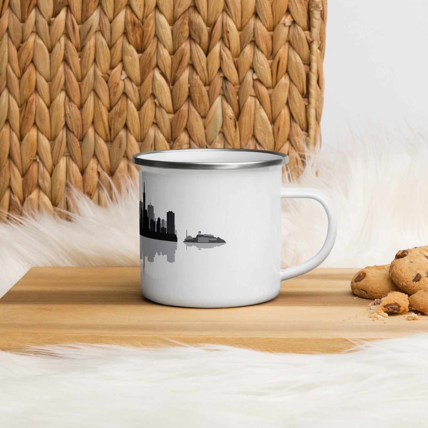 San Francisco City Skyline Enamel Mug