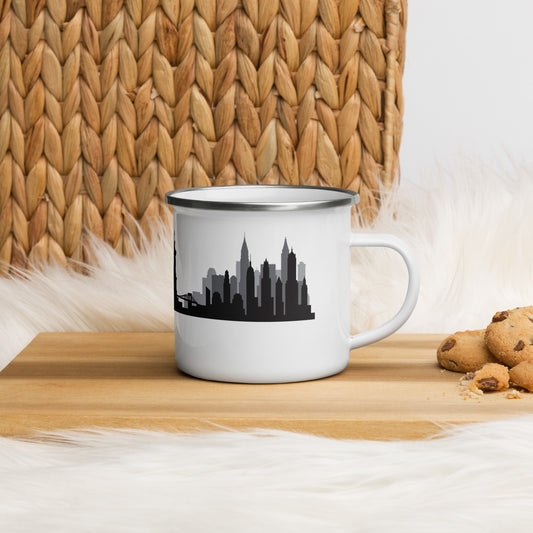 New York City New York City Skyline Enamel Mug