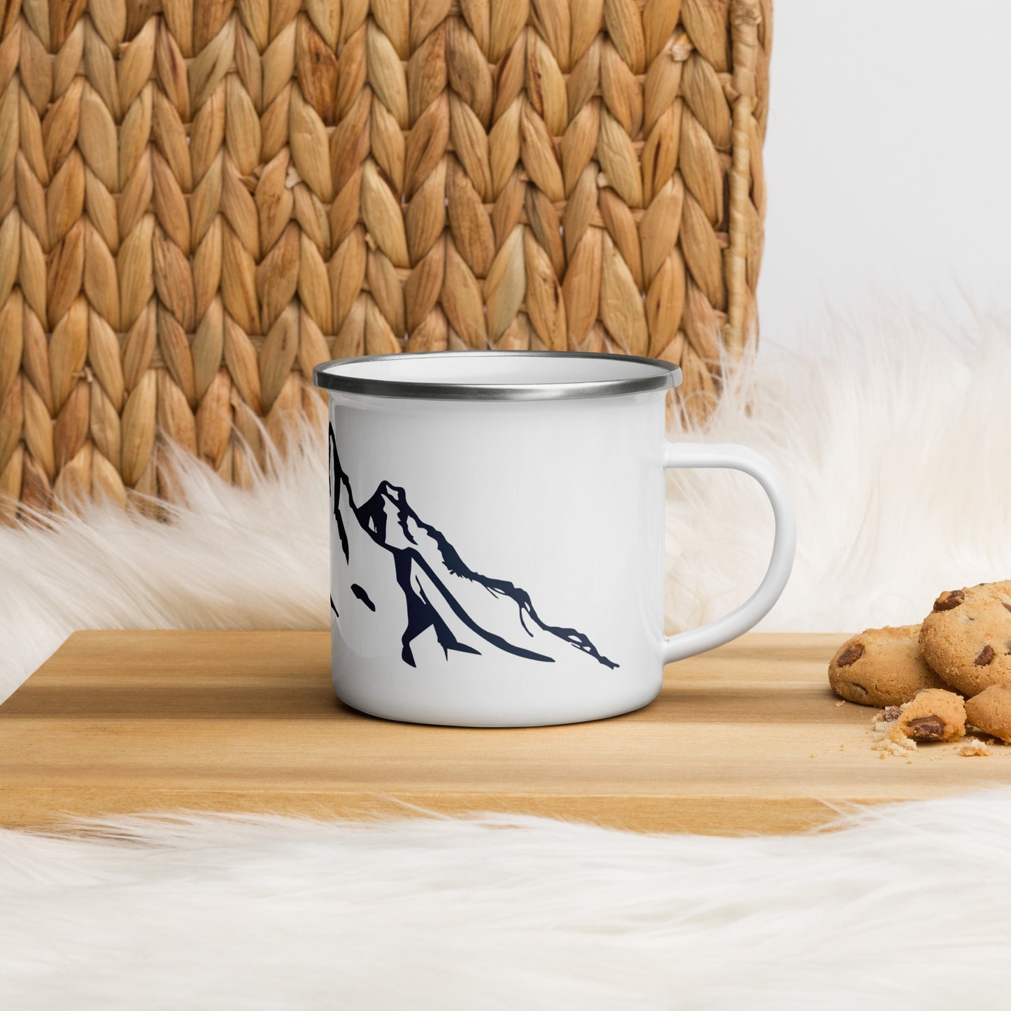 Mountains Enamel Mug