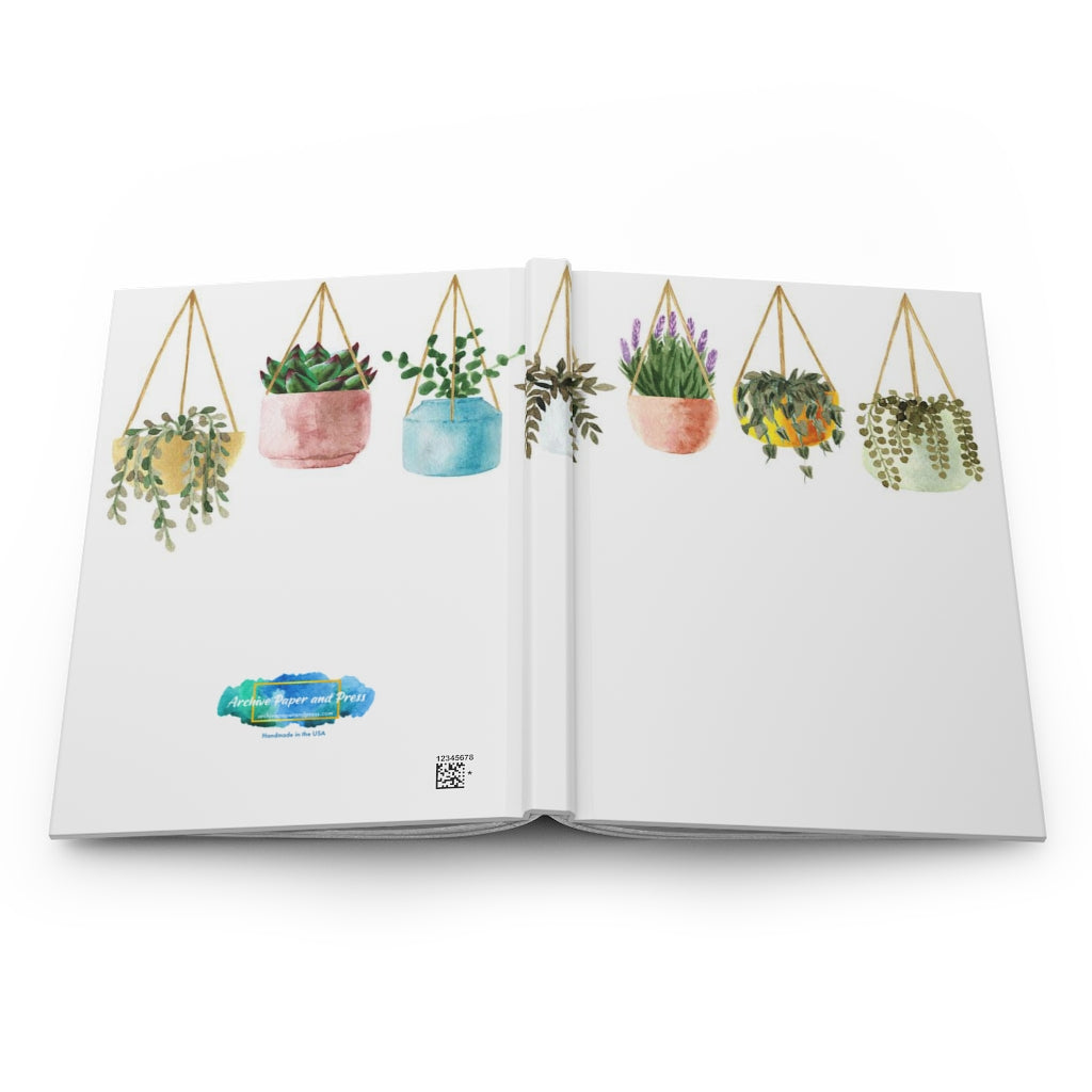 Hanging Plants Hardcover Journal Matte